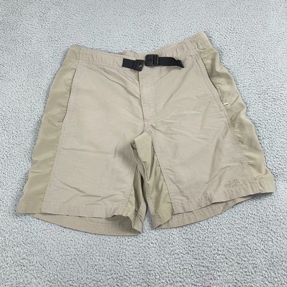 The North Face Adult‎ Casual Outdoor Chino Cargo Shorts Trunks Men Beige Size 34 - Picture 1 of 6